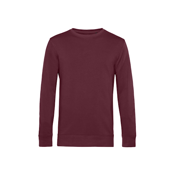 B&C Herr Organic Crew Neck Sweat 3XL Bourgogne Burgundy 3XL