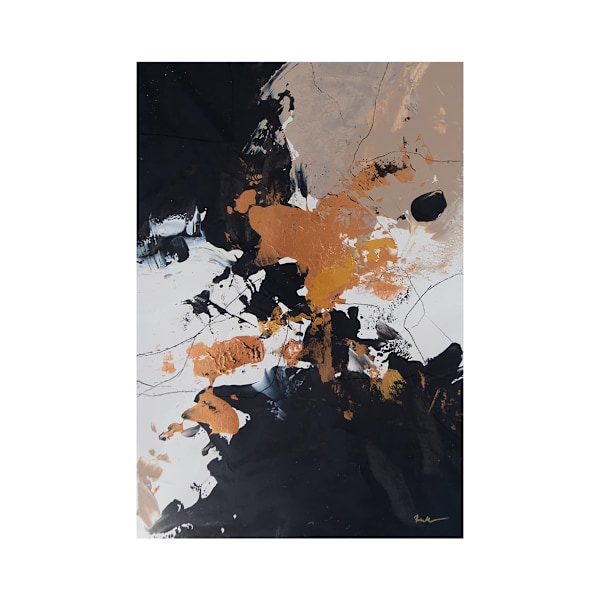 Anna Bernad Black Meringue Tryck 40cm x 30cm Flerfärgad Multicoloured 40cm x 30cm