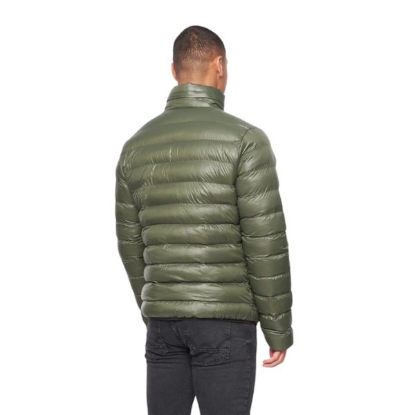 Duck and Cover Herr Shemmy 2-lagers Quiltjacka L Oliv Olive L