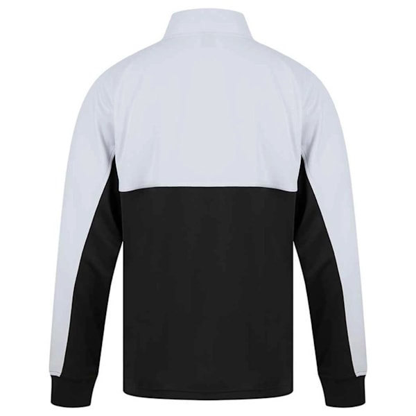 Finden & Hales Barn/Barn Quarter Zip Fleece Tröja 3-4 År Black/White 3-4 Years