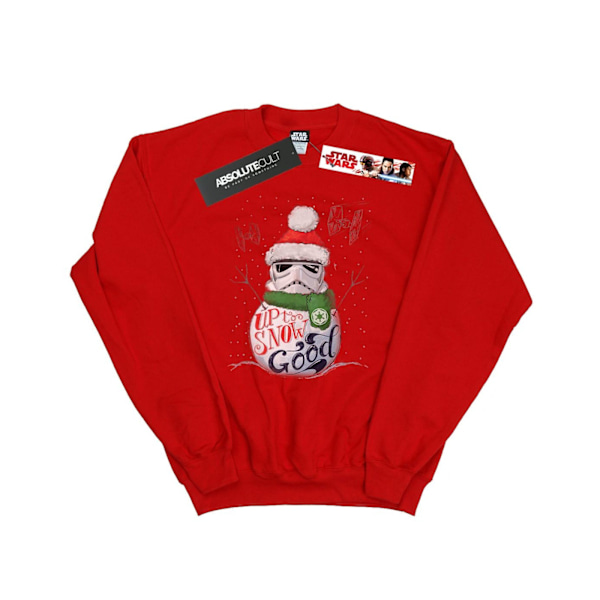 Star Wars Stormtrooper Up To Snow Good Sweatshirt 4XL Röd Red 4XL