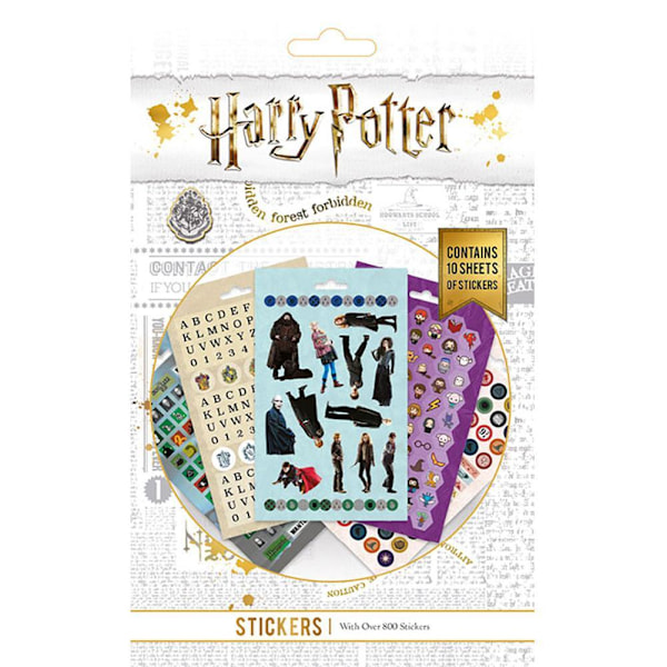 Harry Potter klistermärkesset (800 delar) En storlek Flerfärgad Multicoloured One Size