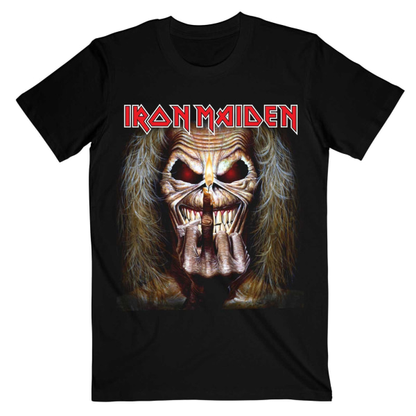 Iron Maiden Unisex Vuxen Eddie Candle Finger T-shirt S Svart Black S