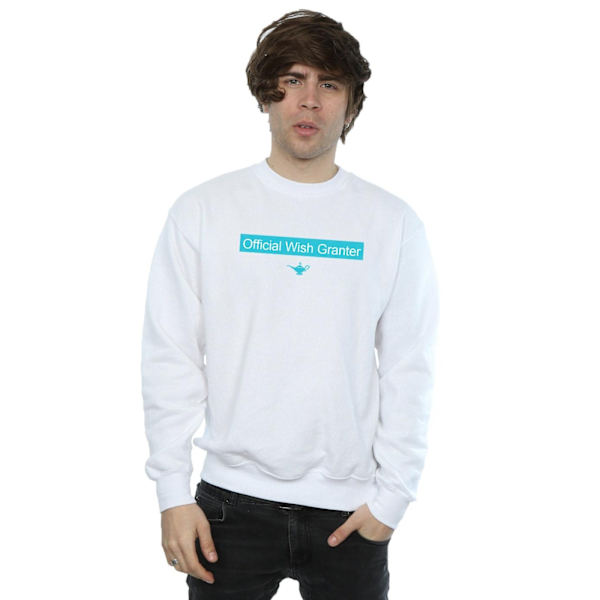 Disney Aladdin officiell Wish Granter sweatshirt XXL vit White XXL