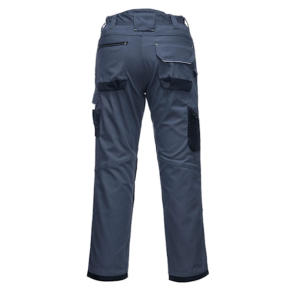 Portwest Herr PW3 Arbetsbyxor 40R Grå/Svart Grey/Black 40R