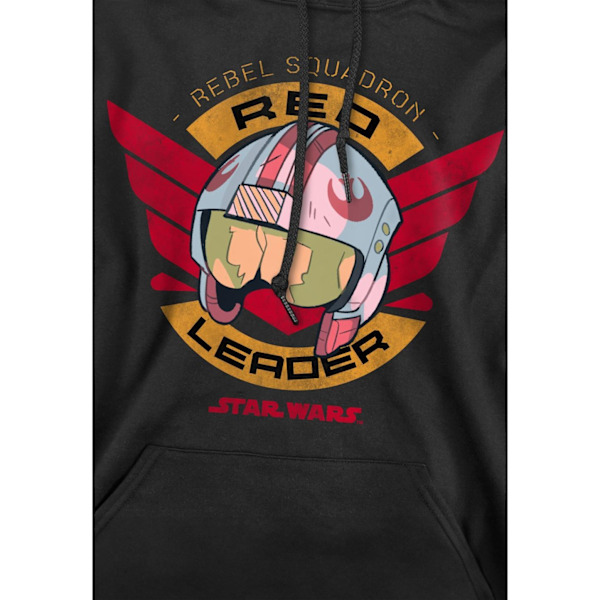 Star Wars Herr Red Leader Hoodie XXL Svart Black XXL
