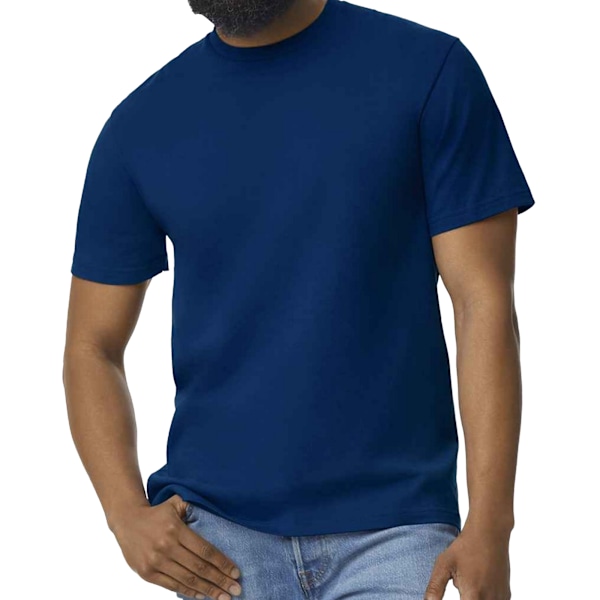 Gildan Mens Midweight Soft Touch T-Shirt 4XL Marinblå Navy 4XL
