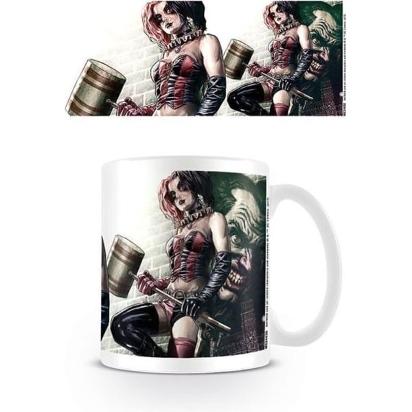 Batman Pose Harley Quinn Mugg One Size Flerfärgad Multicoloured One Size