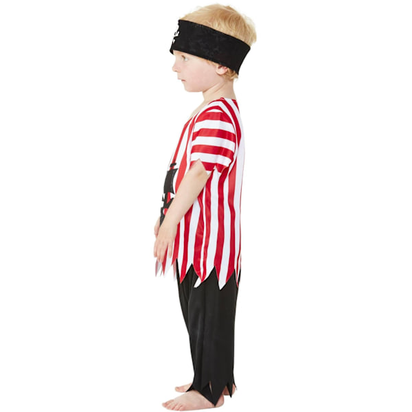 Smiffys Glad Piratdräkt för Småbarn 3-4 År Flerfärgad Multicoloured 3-4 Years