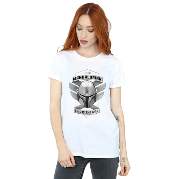 Star Wars Dam/Damer The Mandalorian This Is The Way Mando C White XL