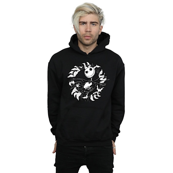 Disney Herr Nightmare Before Christmas Jack Bat Circle Hoodie S Black S