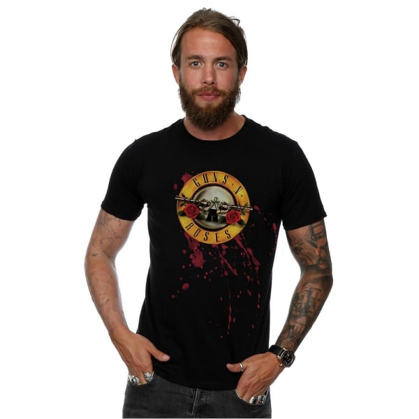 Guns N Roses Unisex Vuxen Bullet T-shirt M Svart Black M