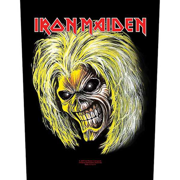 Iron Maiden Killers Patch One Size Svart/Röd/Gul Black/Red/Yellow One Size