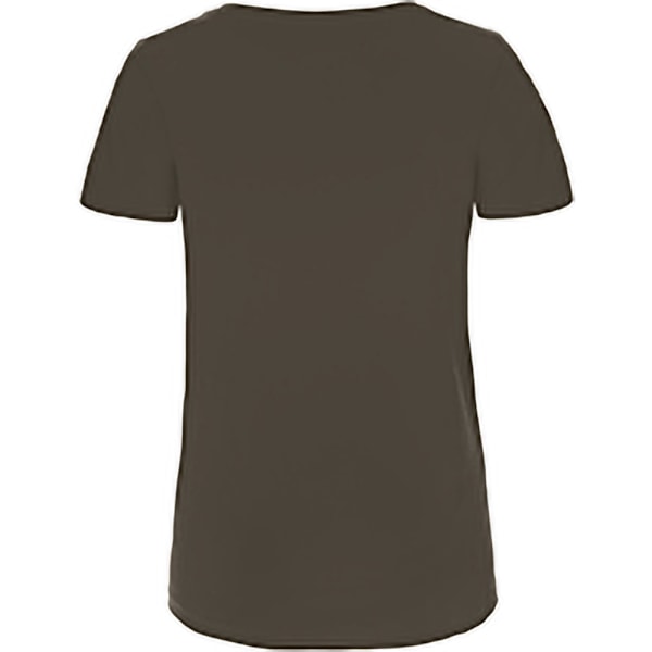 B&C Dam/Damer Favourite Organic Cotton V-Neck T-Shirt XS Khaki Khaki XS