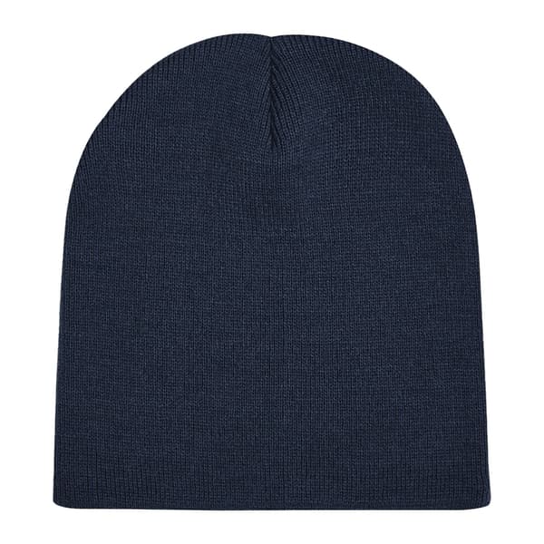 Beechfield Basic Knitted Winter Beanie Hat One Size French Navy French Navy One Size