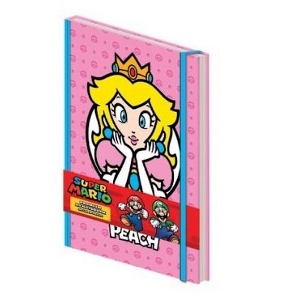 Super Mario Premium Princess Peach A5 Notebook One Size Multico Multicoloured One Size