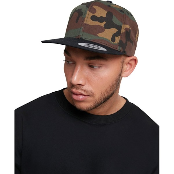 Yupoong Unisex Vuxen Klassisk Camo Snapback Cap En Storlek Grön C Green Camo/Black One Size