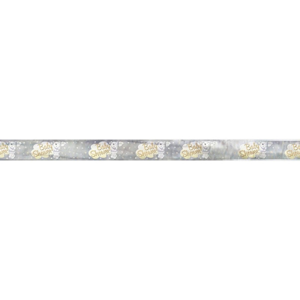 Unik festfolie Teddy Bear Baby Shower Banner En Storlek Grå/Guld Grey/Gold One Size