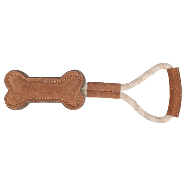 Benji & Flo Tug ´N´ Play Ben i mocka med rep, hundleksak, en storlek, brun Brown/Beige One Size