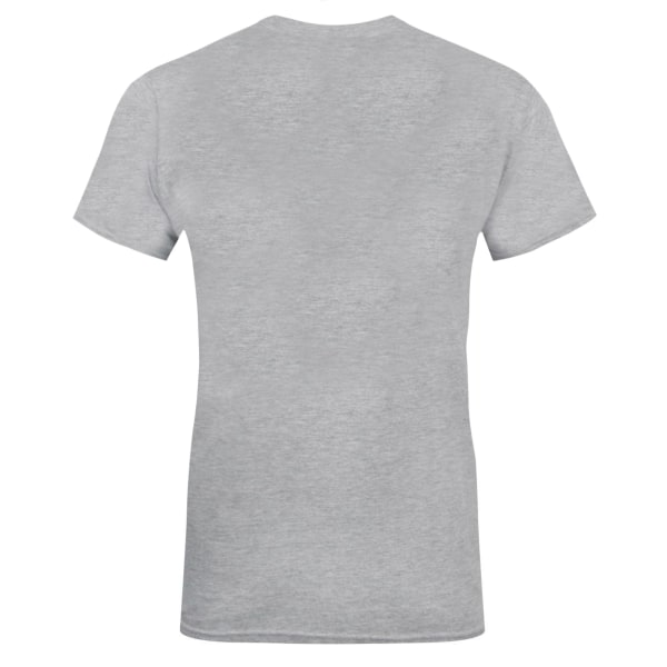 Batman Official Mens Retro Logo T-Shirt S Grå Grey S