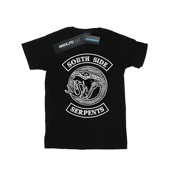 Riverdale Dam/Damer Southside Serpents Monoton Bomull Boyf Black 3XL