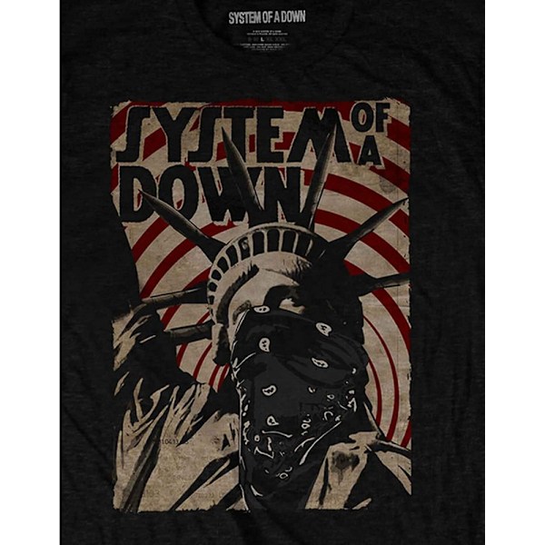 System Of A Down Unisex Liberty Bandit T-shirt M Svart Black M