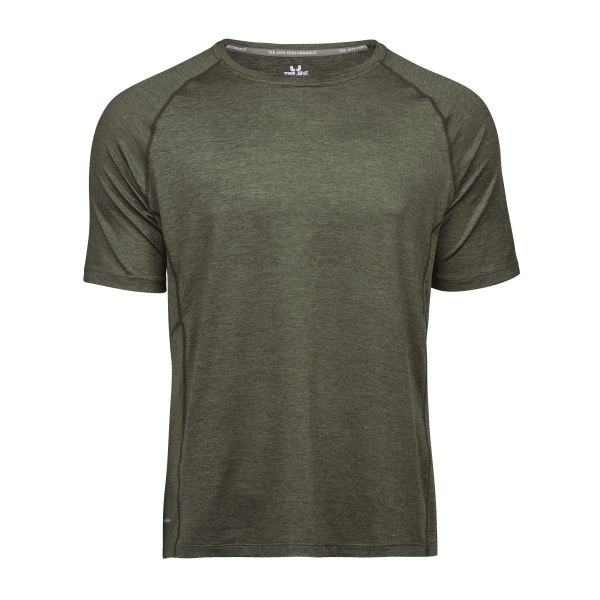 Tee Jays Cool Dry Kortärmad T-shirt M Olive Melange Olive Melange M