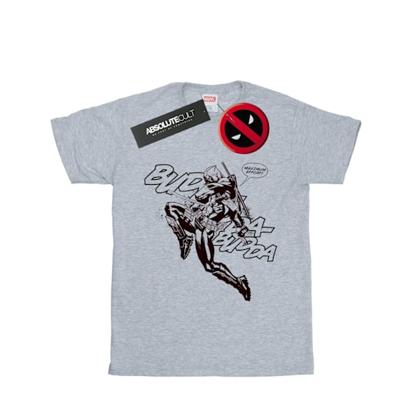 Marvel Deadpool Budda Budda T-shirt XXL Sports Grey för män Sports Grey XXL