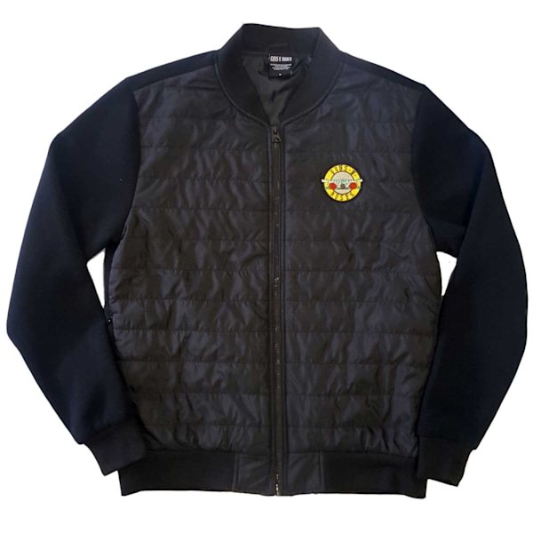 Guns N Roses Unisex Vuxen Klassisk Logotyp Vadderad Jacka M Svart Black M