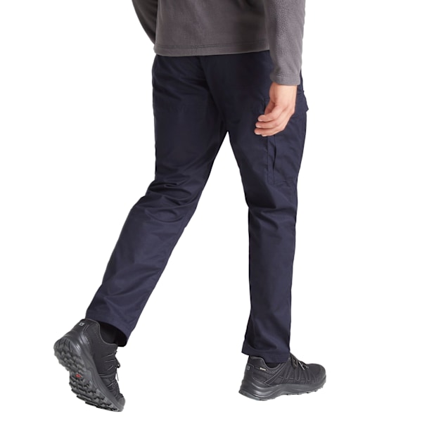 Craghoppers Mens Expert Kiwi Tailored Cargo Trousers 32L Dark N Dark Navy 32L