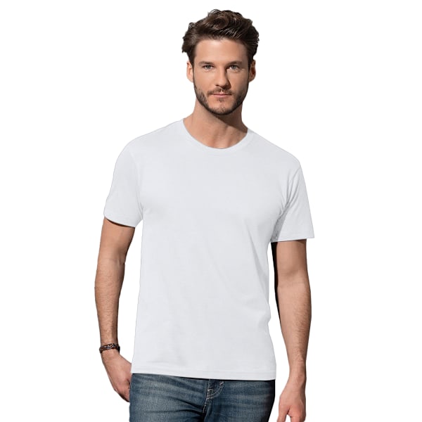 Stedman Mens Comfort Tee 3XL Vit White 3XL