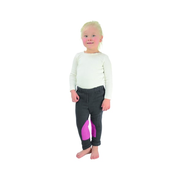 HYPERFORMANCE Childrens/Kids Jodhpurs S Grå/Rosa Grey/Pink S