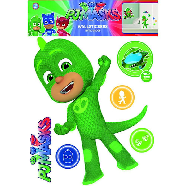 PJ Masks Gekko A3 Stickers Set En Storlek Grön Green One Size