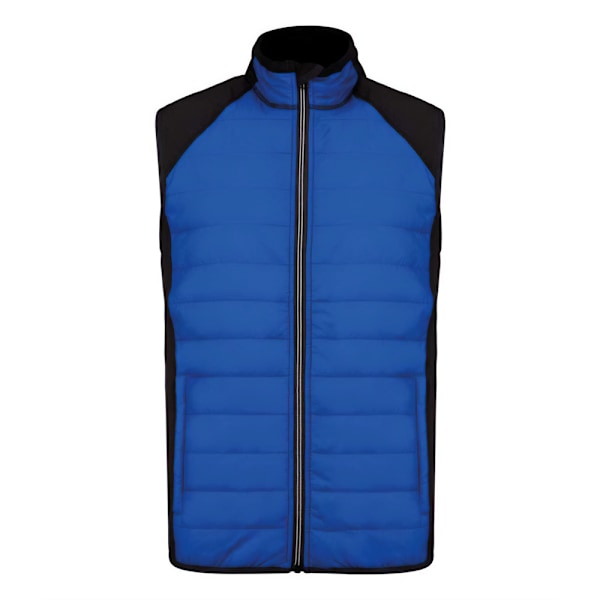 Proact Mens Dual Fabric Padded Sports Body Warmer XXL Mörk Roya Dark Royal/Blue XXL