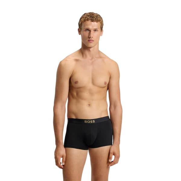 Boss Herr Logo Boxertrosor (3-pack) M Svart/Marinblå/Grå Black/Navy/Grey M