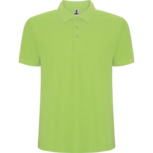 Roly Pegaso Premium Kortärmad Pikétröja för Män 3XL Mantis Gr Mantis Green 3XL