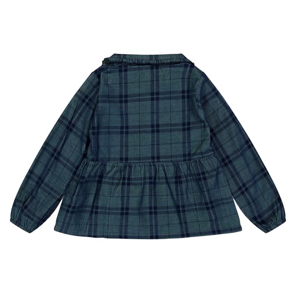 Lilly & Sid Barn/Barn Rutig Vanlig Blus 2-3 År Flerfärgad Multicoloured 2-3 Years