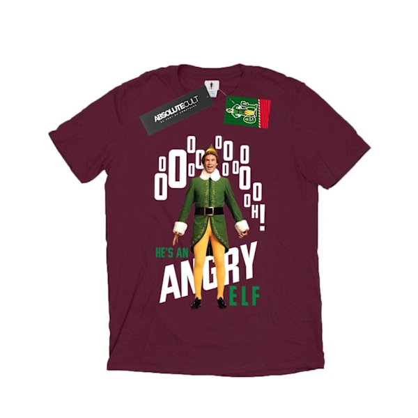 Elf Herr Angry Elf T-shirt XXL Bourgogne Burgundy XXL