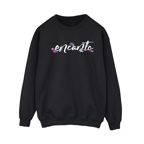 Disney Dam/Kvinnor Encanto Logo Sweatshirt XL Svart Black XL