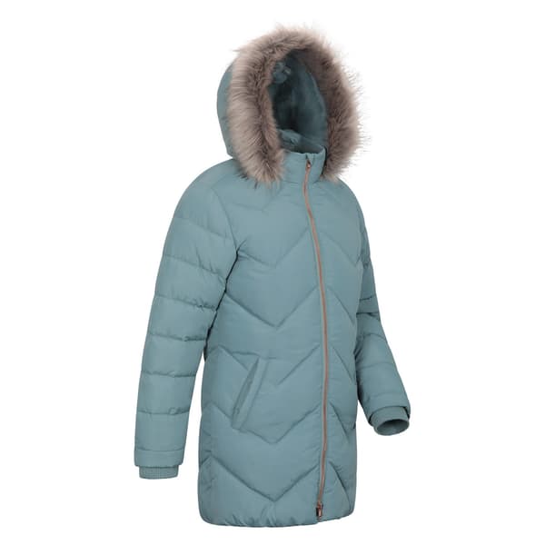 Mountain Warehouse Galaxy Vadderad Vattenavvisande för Barn Teal 9-10 Years