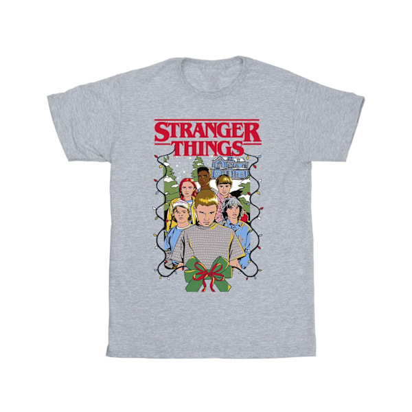 Netflix Stranger Things Jul Affisch T-shirt för män 5XL Sport Sports Grey 5XL