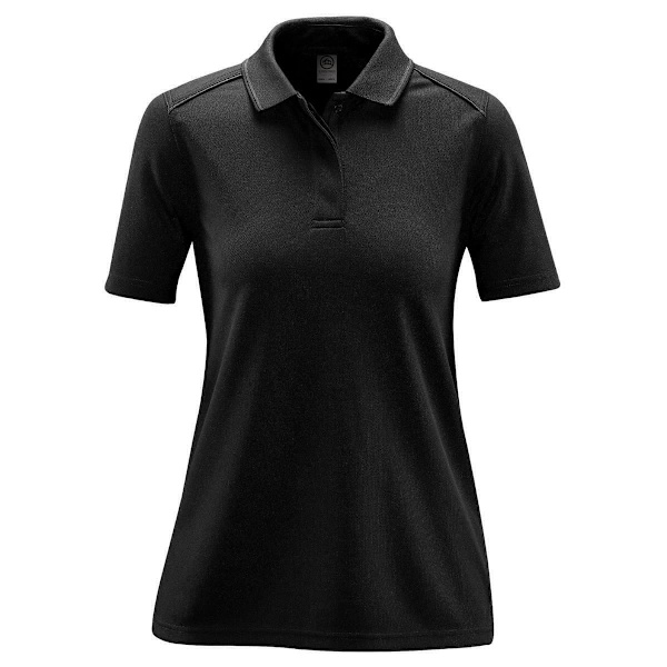 Stormtech Dam/Kvinnor Endurance HD Poloshirt M Svart/Dolphin Black/Dolphin M