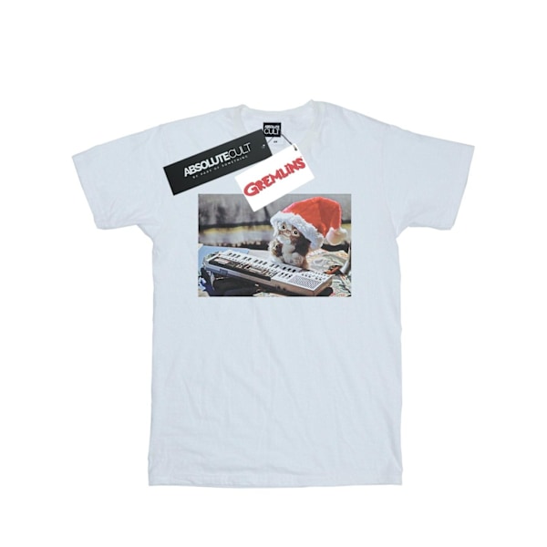 Gremlins Pojkar Mogwai Julhatt T-Shirt 7-8 År Vit White 7-8 Years