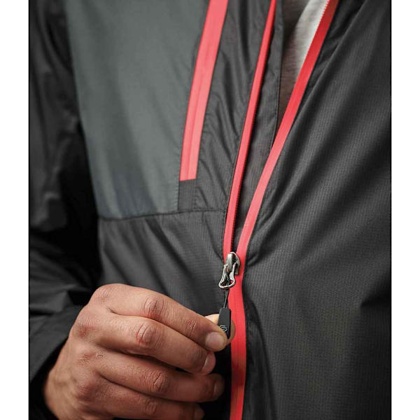 Stormtech herr Olympia Soft Shell jacka M svart/ljusröd Black/Bright Red M