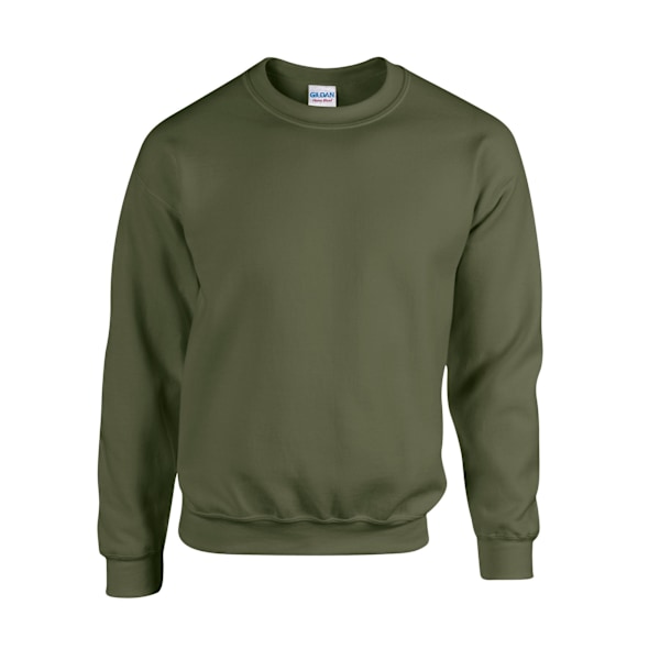 Gildan Herr Heavy Blend Sweatshirt S Militärgrön Military Green S