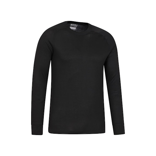 Mountain Warehouse Talus Långärmad Termo T-shirt med Rund Hals för Herr Black L