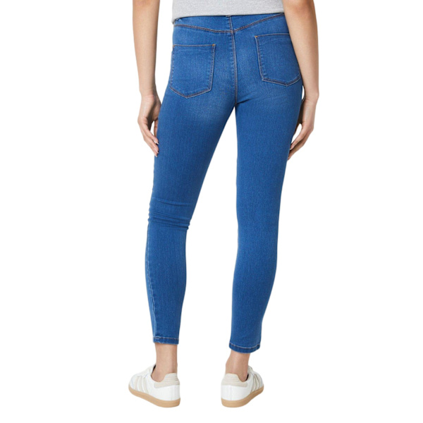 Dorothy Perkins Dam/Dam Tall Skinny Ankle Grazer Jeans 18 Mid Wash 18 UK