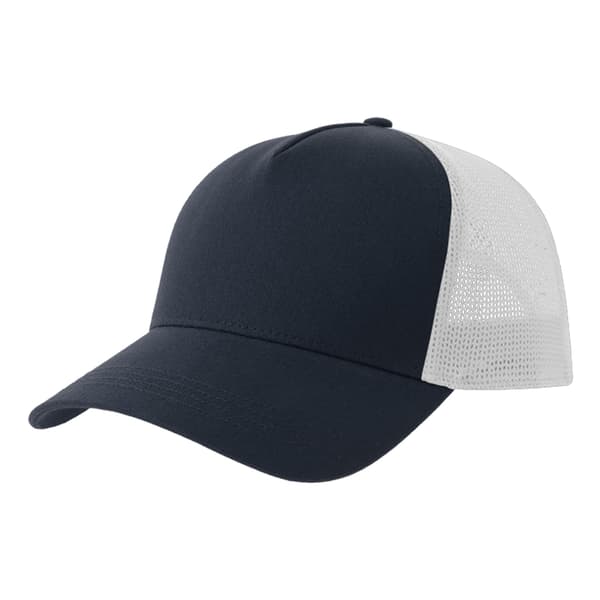 Atlantis Rapper 5-panels Bomull Hållbar Truckerkeps One Size Black One Size