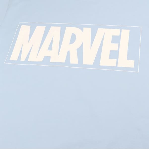 Marvel T-shirt med logotyp för män, S, himmelsblå Sky Blue S