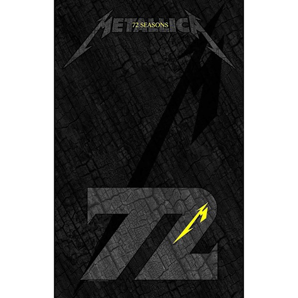 Metallica 72 Charred Textil Affisch One Size Svart/Grå Black/Grey One Size